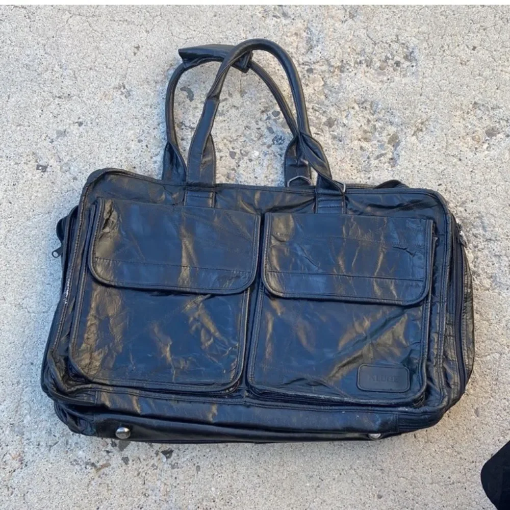 VTG, KLUGE Leader Midnight Black Men's Briefcase